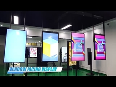 Wyświetlacz skierowany w stronę okna