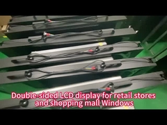 wyświetlacz z dwustronnym oknem