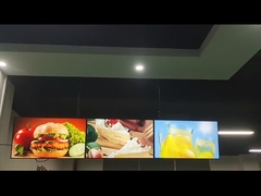 700nits FHD Internetowa cyfrowa tablica menu do reklamy fast foodów