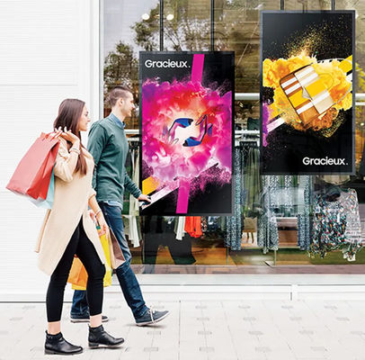 55-calowy wewnętrzny ekran Digital Signage Wewnętrzna cyfrowa tablica menu Znaki 3000nit