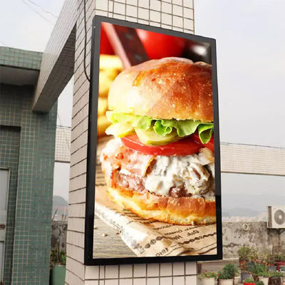 65-calowy zewnętrzny panel wyświetlacza LCD Totem Lcd 3000 nitów Ultra HD