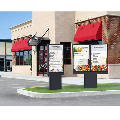 55-calowe tablice z menu Signage Outdoor Drive Thru dla małych firm 3000 nitów