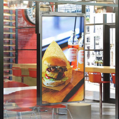 55-calowe dwustronne ekrany Digital Signage Okno Światło słoneczne 1920x1080