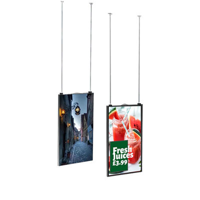 Sprzedaż detaliczna Dwustronny wyświetlacz LCD 700-1000 Nits Jasność