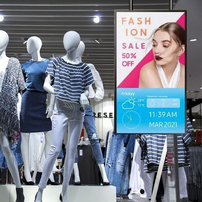 43-calowy ekran LCD Tft Vesa Standardowy Digital Signage Okno z widokiem na wyświetlacz Reklama dla firm