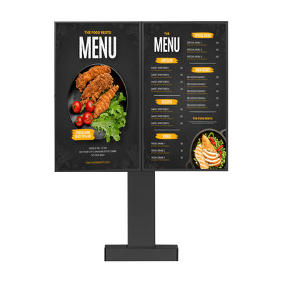 Zewnętrzny wodoodporny wyświetlacz lcd Drive Thru Digital Menu Board do reklamy restauracji