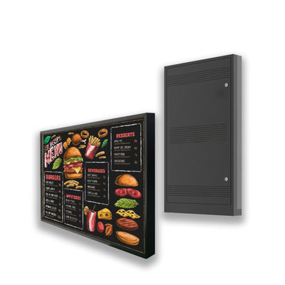 Reklama restauracyjna Android TFT LCD Ekran zewnętrzny wodoodporny ekran sygnalizacji cyfrowej