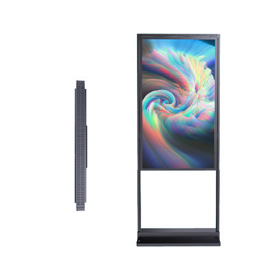 49-calowa reklamy wnętrza cyfrowe sygnalizacja wideo podłoga stojący kiosk wyświetlacz LCD